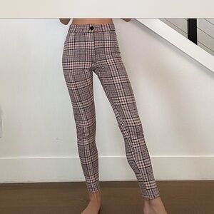 Free People Womens Carnaby Casual Lounge
Pants/leggings orange plaid, sz 2